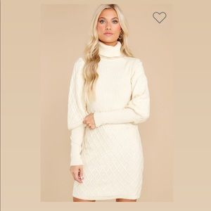 *NEW WITH TAGS* Midday Outings Ivory Sweater Dress